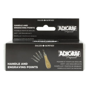 Adigraf Block Printing Professional Lino Cutters with Handle Set