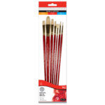 Daler-Rowney Simply Oil Natural White Bristle Brush Set 7x E 216940700