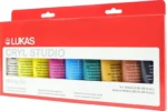LUKAS Cryl Studio Set of Acrylic Paints Mix 9 x 100 ml - Image 4